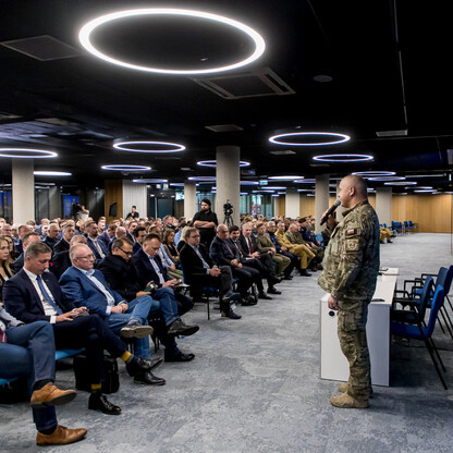Konferencja „Obrona cywilna w praktyce. Jak zbudować tarczę obywatelską?” fot. Tomasz Żak / UMWS