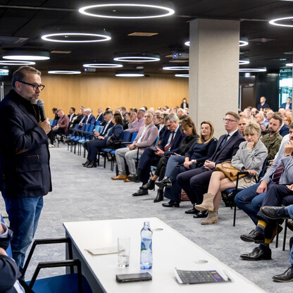 Konferencja „Obrona cywilna w praktyce. Jak zbudować tarczę obywatelską?” fot. Tomasz Żak / UMWS
