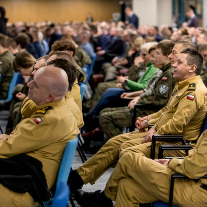 Konferencja „Obrona cywilna w praktyce. Jak zbudować tarczę obywatelską?” fot. Tomasz Żak / UMWS