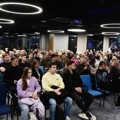 Druga część konferencji „Obrona cywilna w praktyce. Jak zbudować tarczę obywatelską?” fot. Patryk Pyrlik  / UMWS
