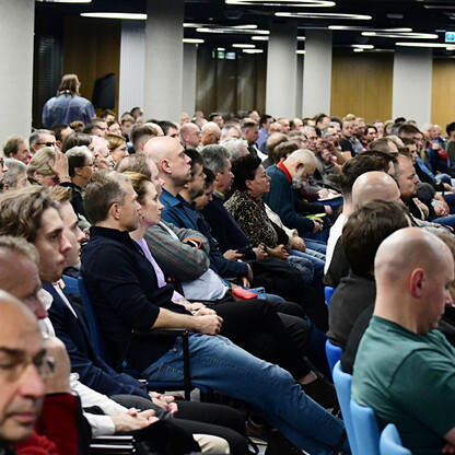 Druga część konferencji „Obrona cywilna w praktyce. Jak zbudować tarczę obywatelską?” fot. Patryk Pyrlik  / UMWS