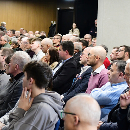 Druga część konferencji „Obrona cywilna w praktyce. Jak zbudować tarczę obywatelską?” fot. Patryk Pyrlik  / UMWS