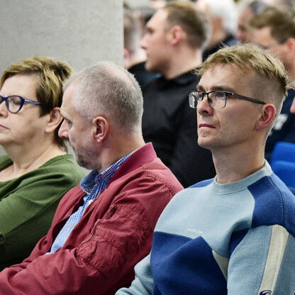 Druga część konferencji „Obrona cywilna w praktyce. Jak zbudować tarczę obywatelską?” fot. Patryk Pyrlik  / UMWS