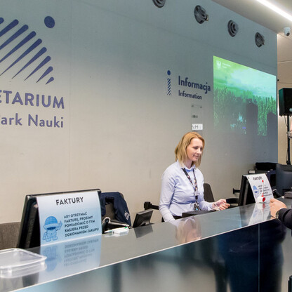 Milionowy gość Planetarium Śląskiego. fot. Tomasz Żak / UMWS
