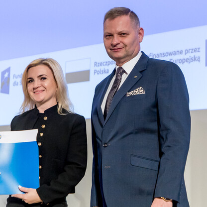 Wręczenie listów gratulacyjnych. fot. Tomasz Żak / UMWS