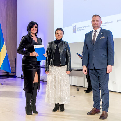 Wręczenie listów gratulacyjnych. fot. Tomasz Żak / UMWS
