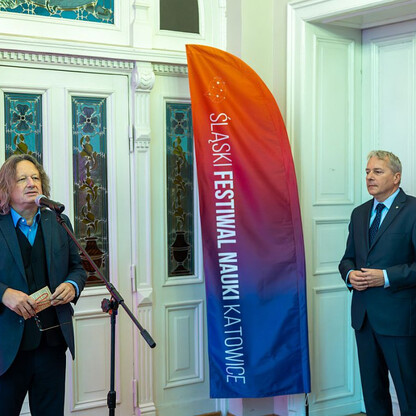 Konferencja prasowa 8. Śląskiego Festiwalu Nauki. fot. Andrzej Grygiel / UMWS