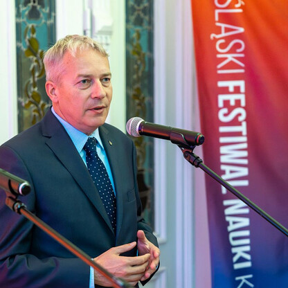 Konferencja prasowa 8. Śląskiego Festiwalu Nauki. fot. Andrzej Grygiel / UMWS