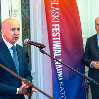 Konferencja prasowa 8. Śląskiego Festiwalu Nauki. fot. Andrzej Grygiel / UMWS