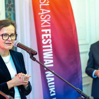 Konferencja prasowa 8. Śląskiego Festiwalu Nauki. fot. Andrzej Grygiel / UMWS