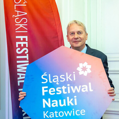 Konferencja prasowa 8. Śląskiego Festiwalu Nauki. fot. Andrzej Grygiel / UMWS