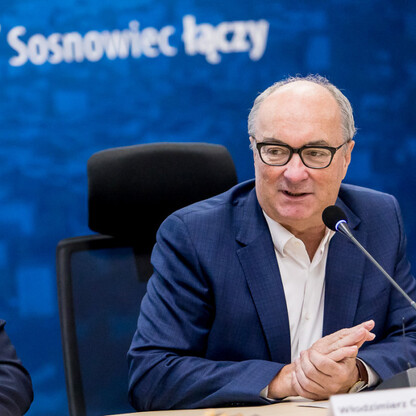 Podpisanie porozumienia na projekt i budowę węzła Klimontów na S1 w Sosnowcu. fot. Tomasz Żak / UMWS