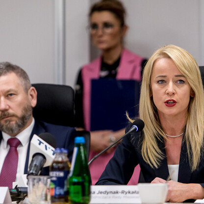 Podpisanie porozumienia na projekt i budowę węzła Klimontów na S1 w Sosnowcu. fot. Tomasz Żak / UMWS