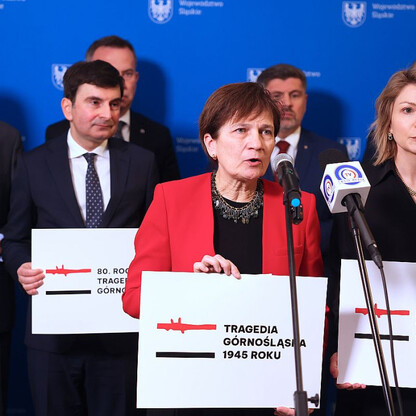Briefing dot. uchwalenia roku 2025 Rokiem Tragedii Górnośląskiej. fot. Andrzej Grygiel / UMWS