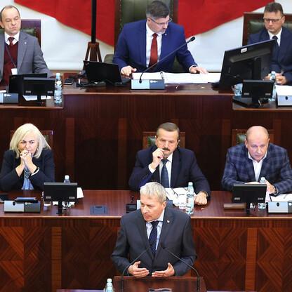 Sesja Sejmiku Województwa Śląskiego. fot. Andrzej Grygiel / UMWS