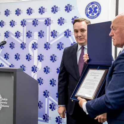 Otwarcie cieszyńskiego pogotowia po modernizacji. fot. Tomasz Żak / UMWS