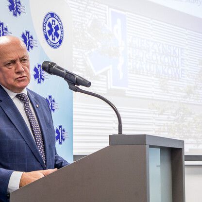 Otwarcie cieszyńskiego pogotowia po modernizacji. fot. Tomasz Żak / UMWS