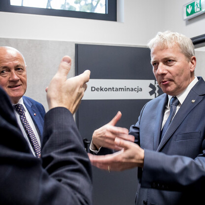 Otwarcie cieszyńskiego pogotowia po modernizacji. fot. Tomasz Żak / UMWS