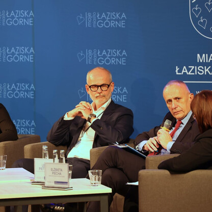 Debata nt. przyszłości miasta Łaziska po zakończeniu działalności kopalni Bolesław Śmiały oraz Elektrowni Łaziska. fot. Andrzej Grygiel / UMWS