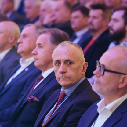 Debata nt. przyszłości miasta Łaziska po zakończeniu działalności kopalni Bolesław Śmiały oraz Elektrowni Łaziska. fot. Andrzej Grygiel / UMWS