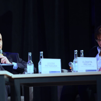 Debata nt. przyszłości miasta Łaziska po zakończeniu działalności kopalni Bolesław Śmiały oraz Elektrowni Łaziska. fot. Andrzej Grygiel / UMWS