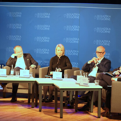 Debata nt. przyszłości miasta Łaziska po zakończeniu działalności kopalni Bolesław Śmiały oraz Elektrowni Łaziska. fot. Andrzej Grygiel / UMWS