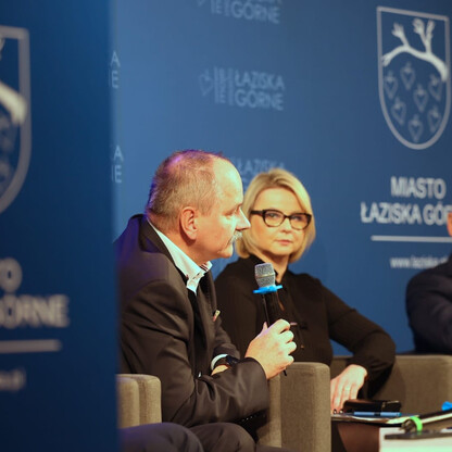 Debata nt. przyszłości miasta Łaziska po zakończeniu działalności kopalni Bolesław Śmiały oraz Elektrowni Łaziska. fot. Andrzej Grygiel / UMWS
