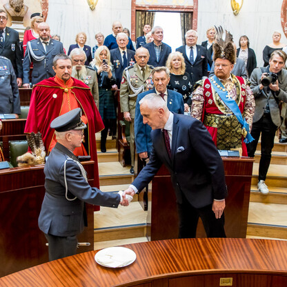 Noworoczne spotkanie z przedstawicielami środowisk kombatanckich. fot. Tomasz Żak / UMWS