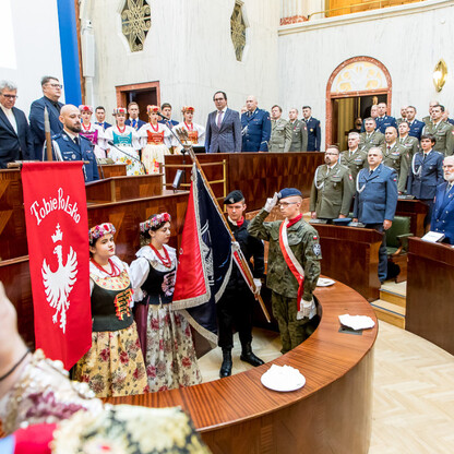 Noworoczne spotkanie z przedstawicielami środowisk kombatanckich. fot. Tomasz Żak / UMWS
