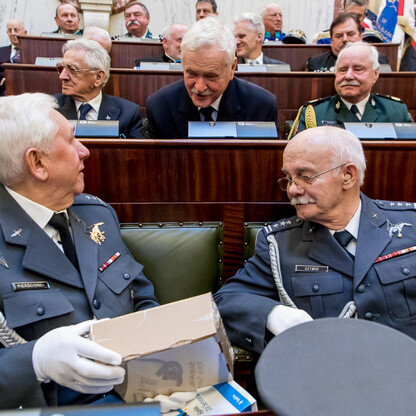 Noworoczne spotkanie z przedstawicielami środowisk kombatanckich. fot. Tomasz Żak / UMWS