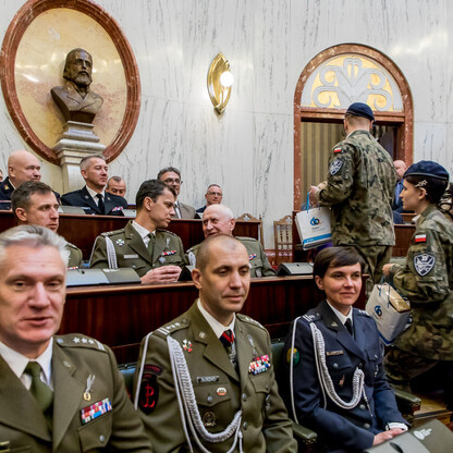 Noworoczne spotkanie z przedstawicielami środowisk kombatanckich. fot. Tomasz Żak / UMWS