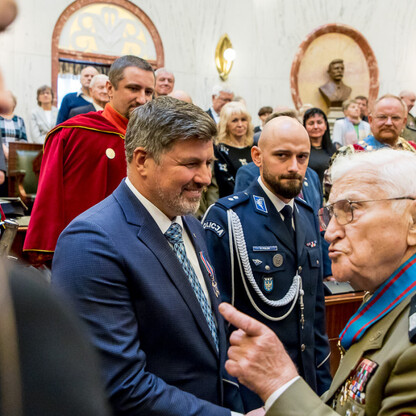 Noworoczne spotkanie z przedstawicielami środowisk kombatanckich. fot. Tomasz Żak / UMWS