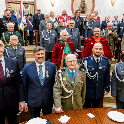 Noworoczne spotkanie z przedstawicielami środowisk kombatanckich. fot. Tomasz Żak / UMWS