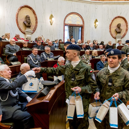 Noworoczne spotkanie z przedstawicielami środowisk kombatanckich. fot. Tomasz Żak / UMWS