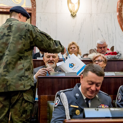 Noworoczne spotkanie z przedstawicielami środowisk kombatanckich. fot. Tomasz Żak / UMWS