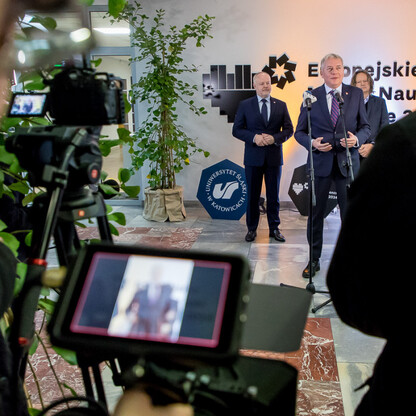 Konferencja prasowa. fot. Tomasz Żak / UMWS