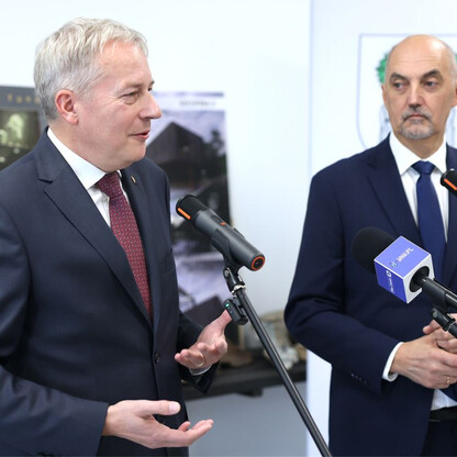 GEOsfera - konferencja prasowa. fot. Andrzej Grygiel / UMWS