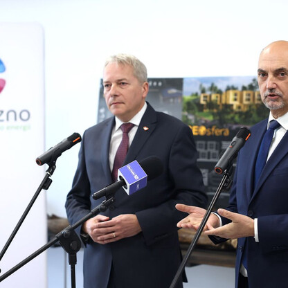 GEOsfera - konferencja prasowa. fot. Andrzej Grygiel / UMWS