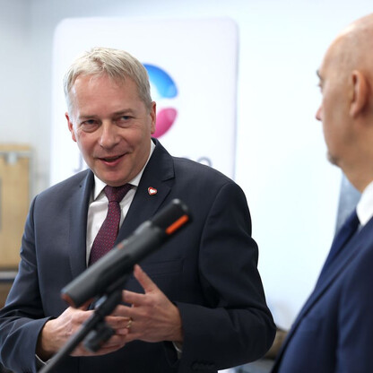 GEOsfera - konferencja prasowa. fot. Andrzej Grygiel / UMWS