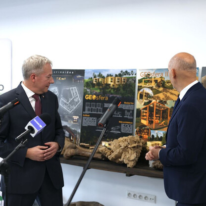 GEOsfera - konferencja prasowa. fot. Andrzej Grygiel / UMWS