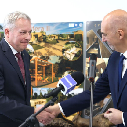 GEOsfera - konferencja prasowa. fot. Andrzej Grygiel / UMWS
