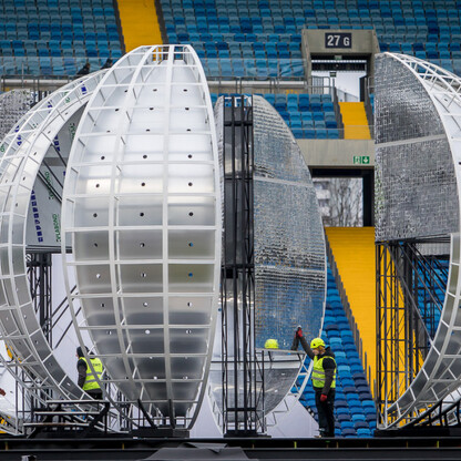 Sylwester z TVP2 na Stadionie Śląskim - konferencja prasowa. fot. Tomasz Żak / UMWS