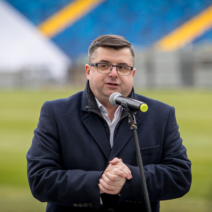 Sylwester z TVP2 na Stadionie Śląskim - konferencja prasowa. fot. Tomasz Żak / UMWS