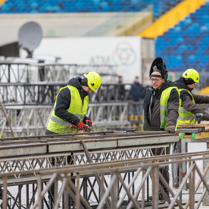 Sylwester z TVP2 na Stadionie Śląskim - konferencja prasowa. fot. Tomasz Żak / UMWS